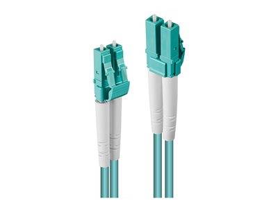 LINDY LWL-Duplexkabel LC/LC OM3 50m 50/125æm Multimode Multimedia-Technik Lichtwellenleiterkab