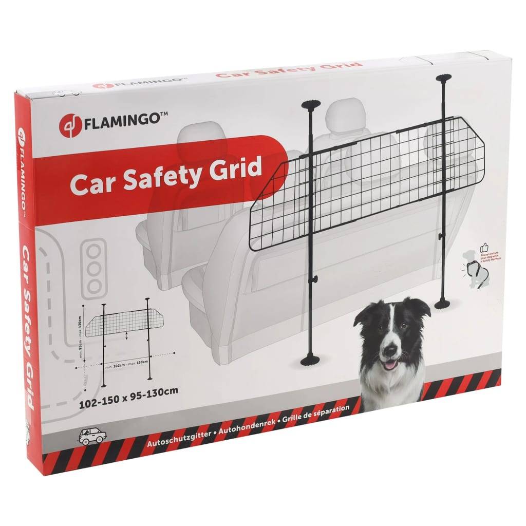 FLAMINGO Auto-Hundegitter Verstellbar Hula