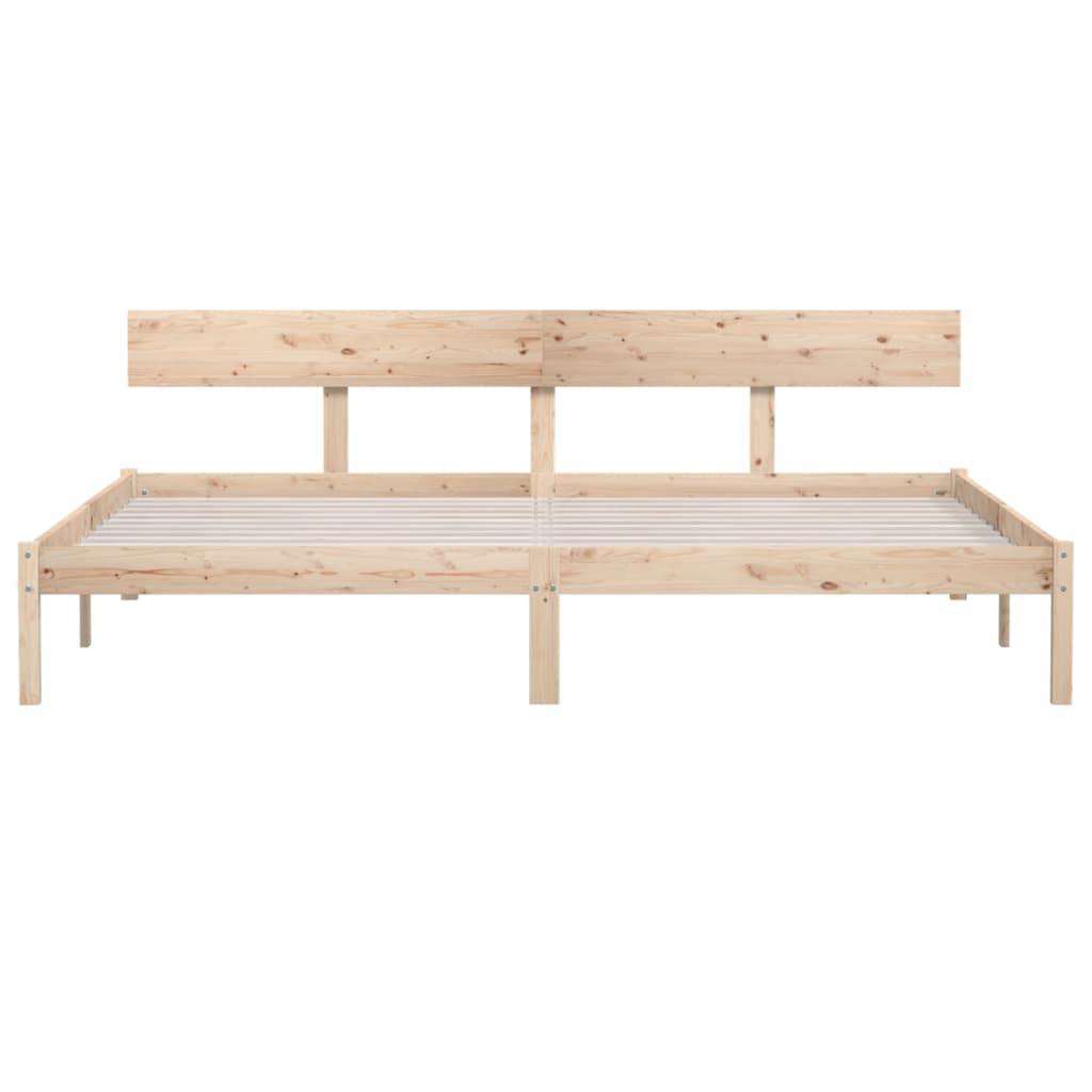 vidaXL Massivholzbett ohne Matratze 200x200 cm