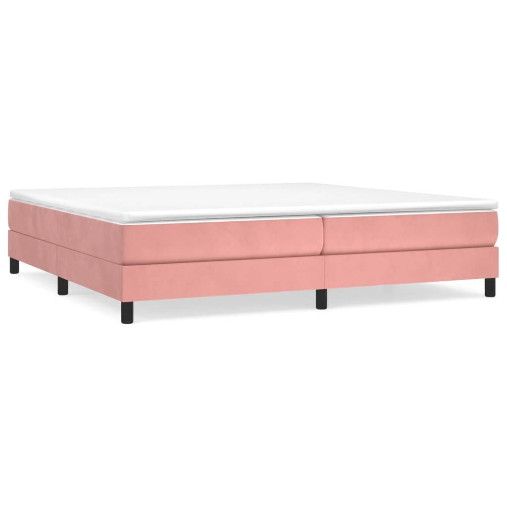 vidaXL Bettgestell Rosa 200x200 cm Samt