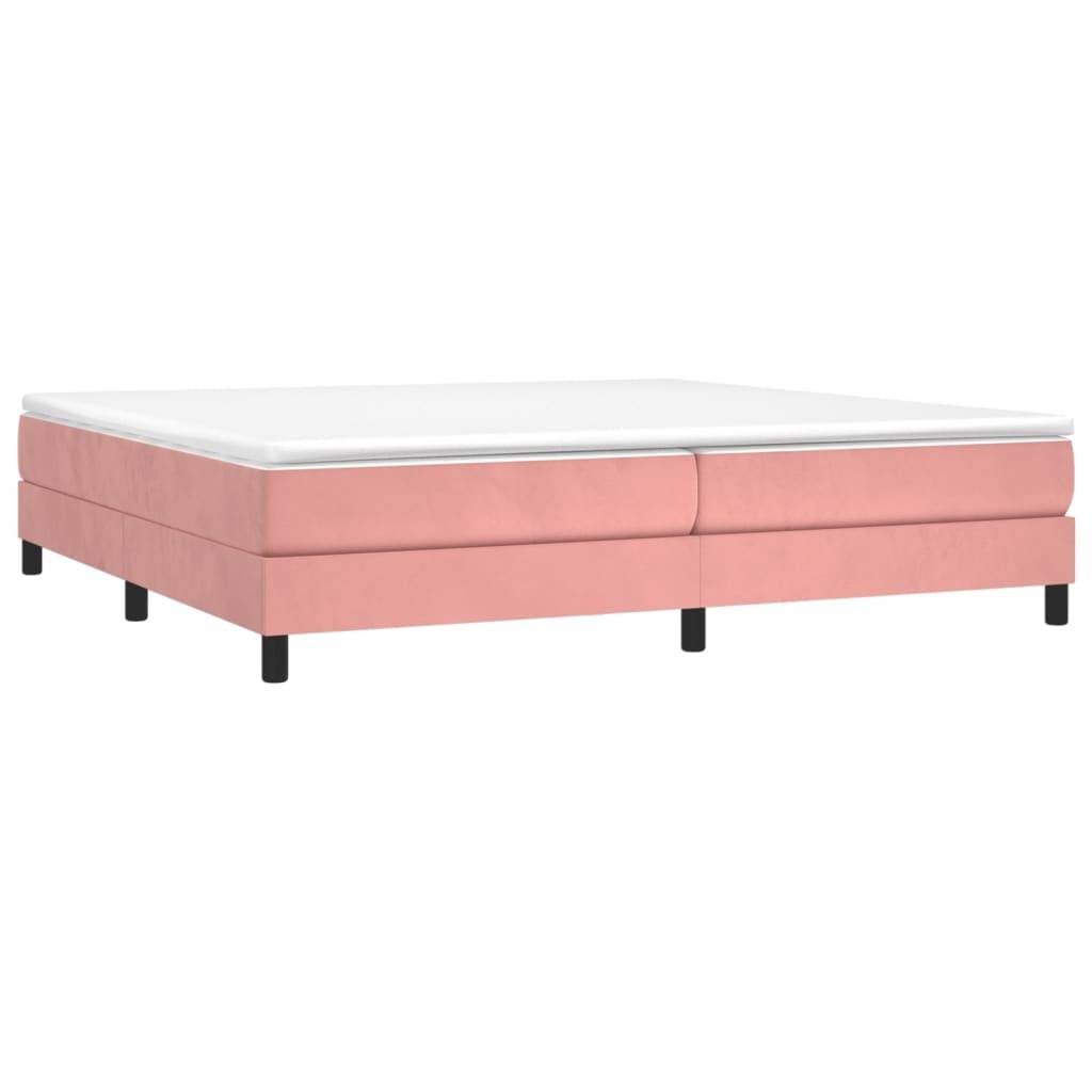 vidaXL Bettgestell Rosa 200x200 cm Samt