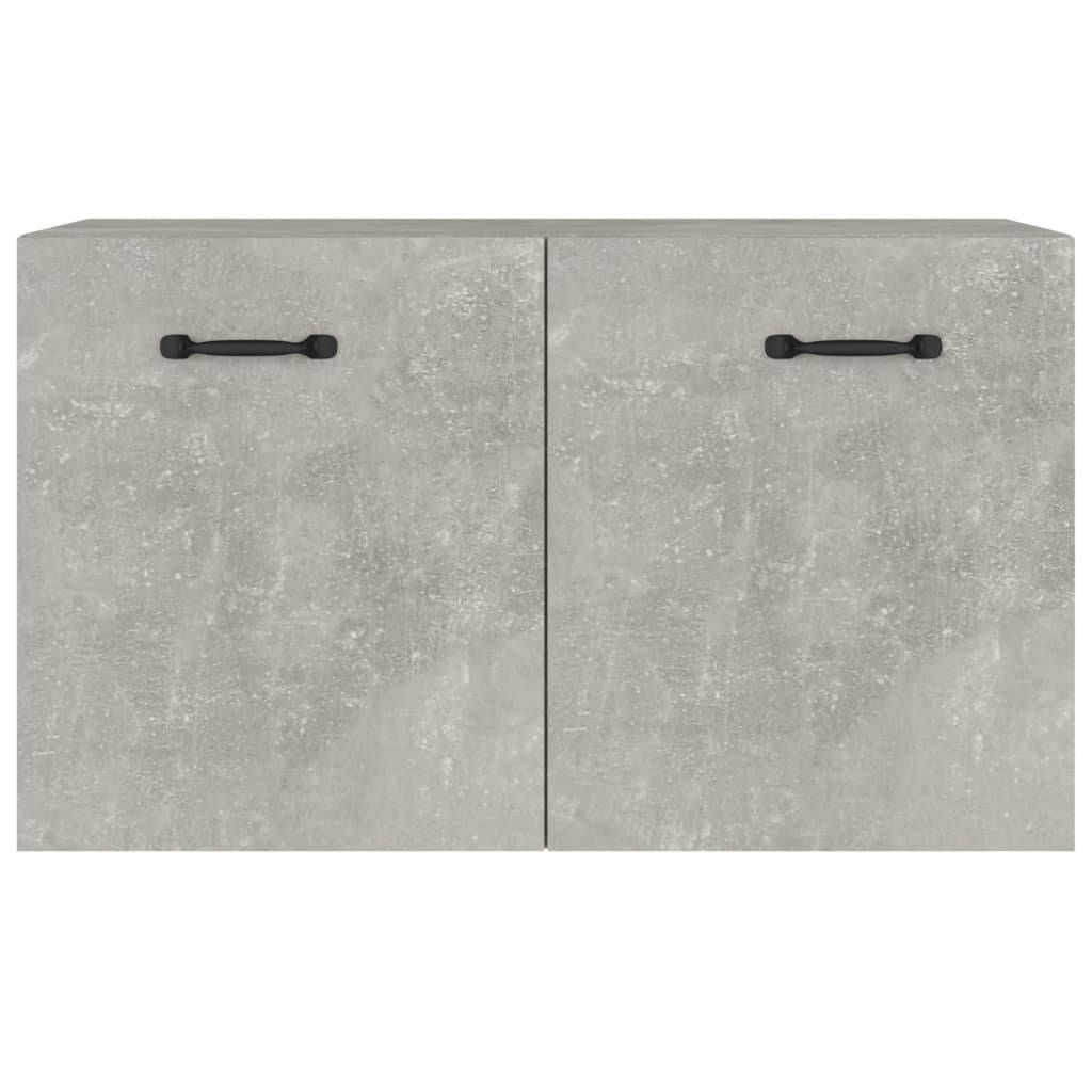 vidaXL Wandschrank Betongrau 60x36,5x35 cm Holzwerkstoff