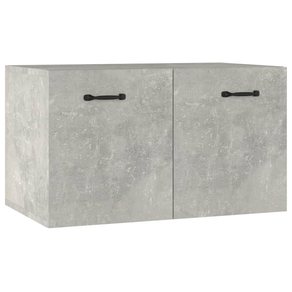 vidaXL Wandschrank Betongrau 60x36,5x35 cm Holzwerkstoff
