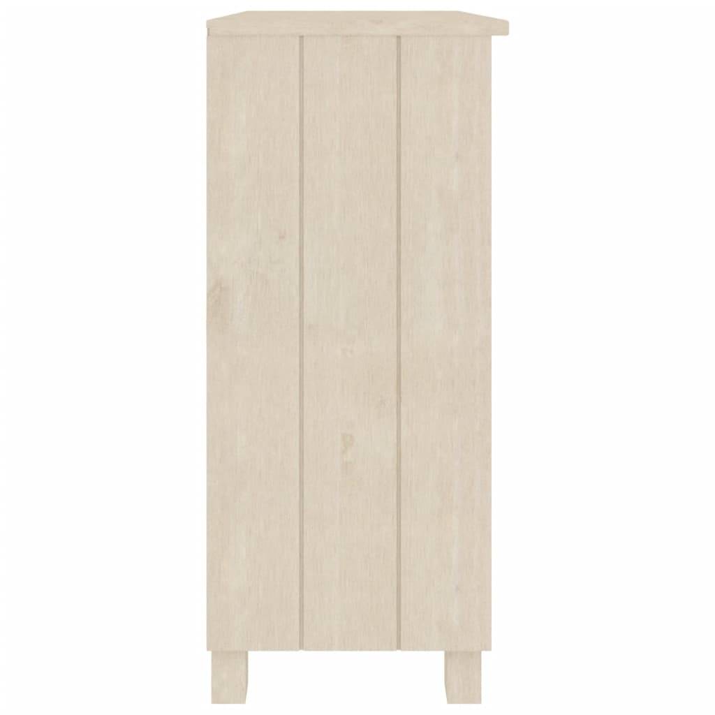 vidaXL Sideboard HAMAR Honigbraun 85x35x80 cm Massivholz Kiefer