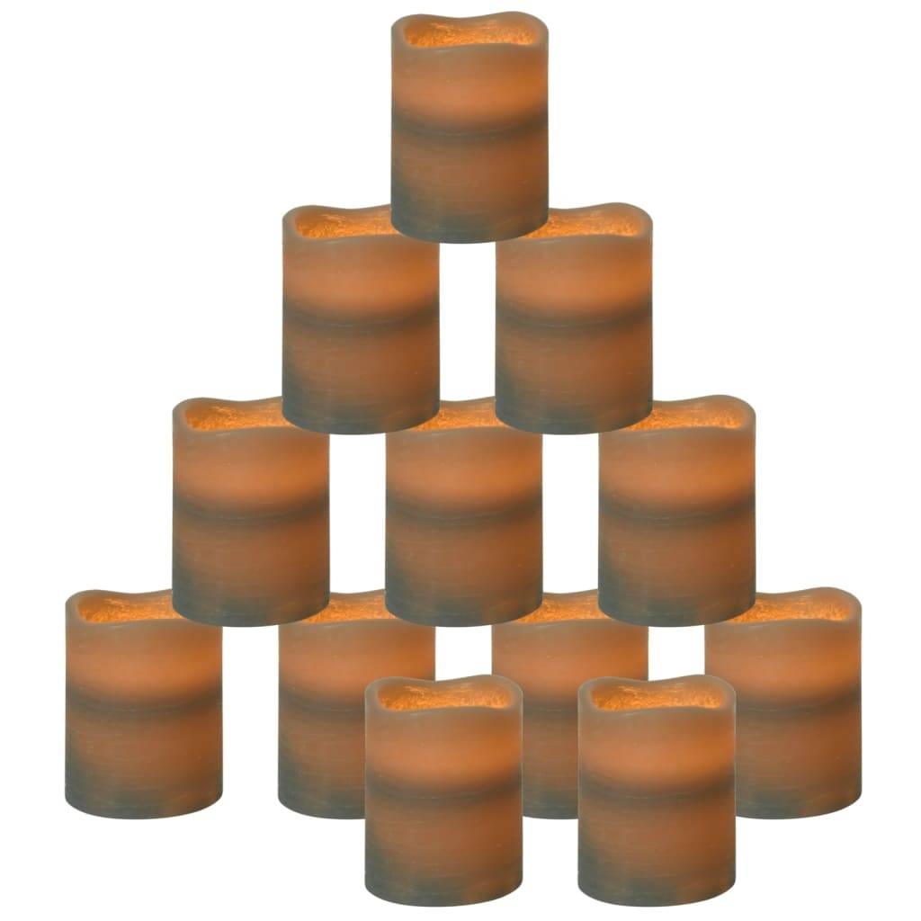 vidaXL LED-Kerzen 24 Stk. mit Fernbedienung Warmweiß