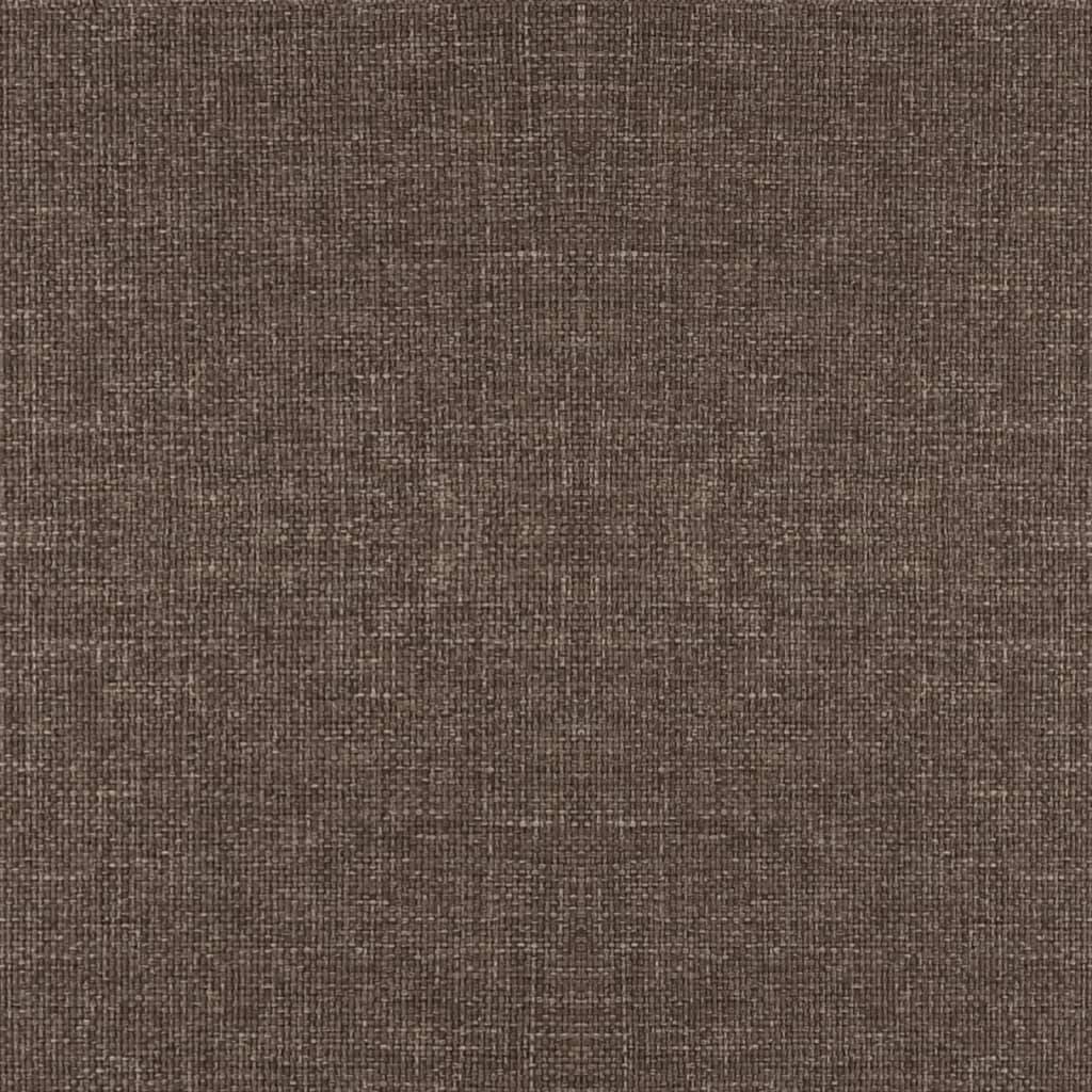 vidaXL Hocker mit Holzbeinen Taupe Stoff