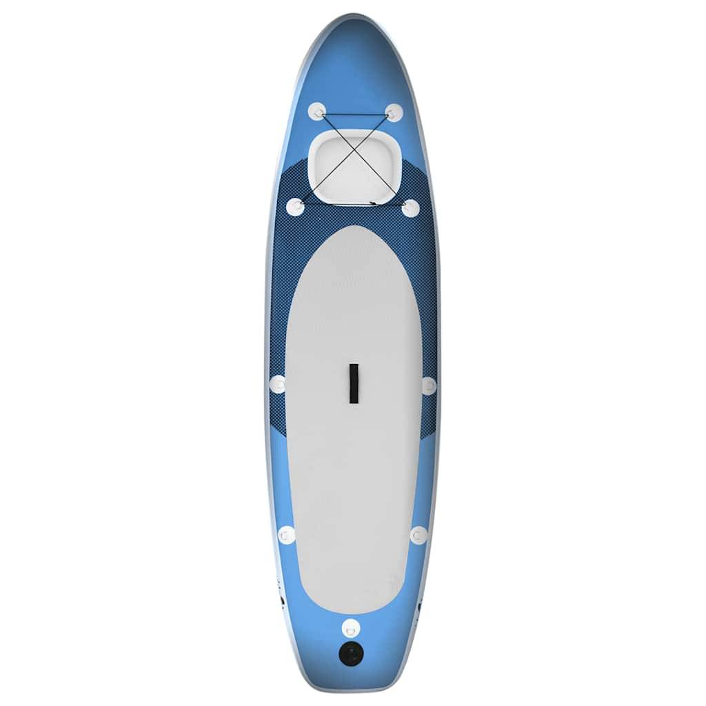 vidaXL SUP-Board-Set Aufblasbar Marineblau 360x81x10 cm