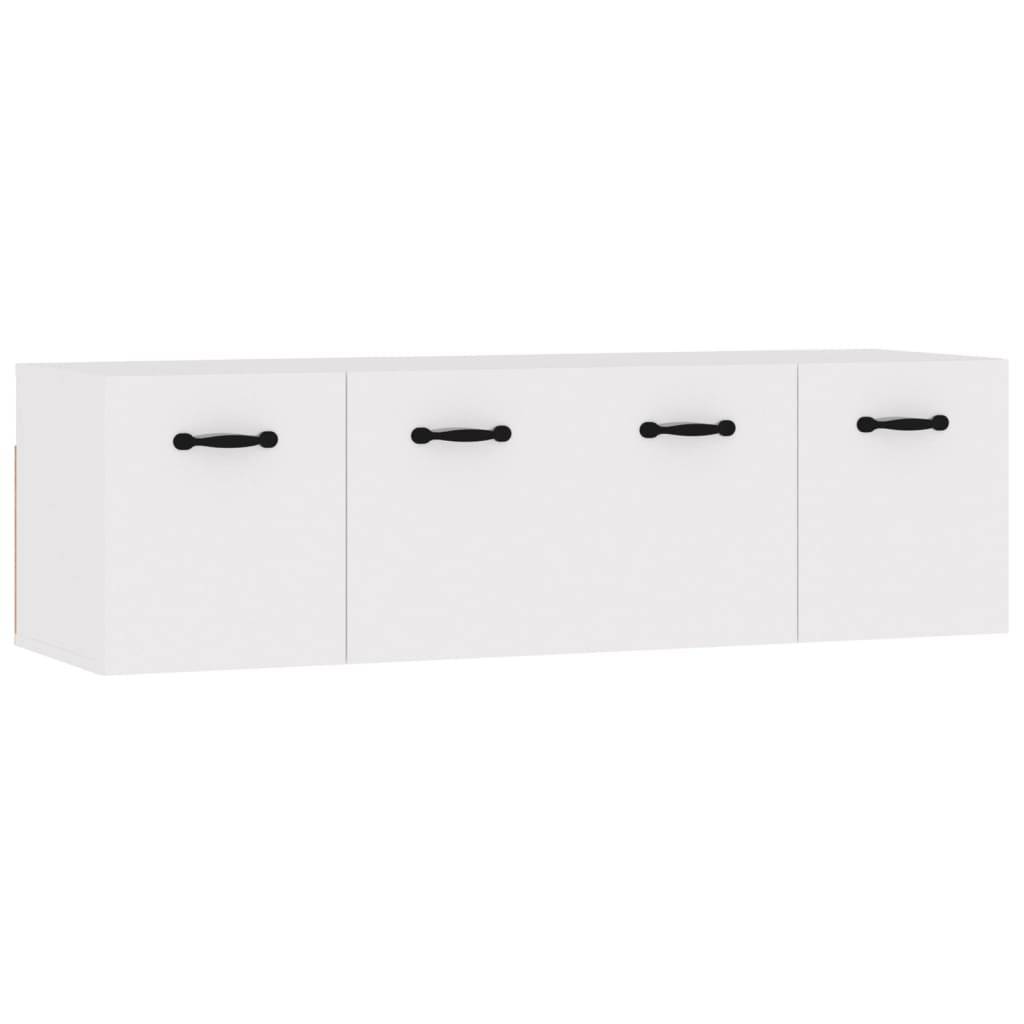 vidaXL Wandschränke 2 Stk. Weiß 80x35x36,5 cm Holzwerkstoff