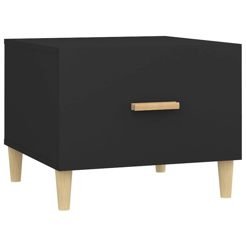 vidaXL Couchtisch Schwarz 50x50x40 cm Holzwerkstoff