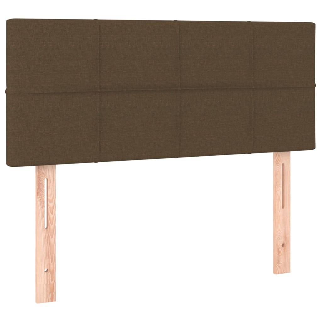 vidaXL Kopfteil Dunkelbraun 100x5x78/88 cm Stoff