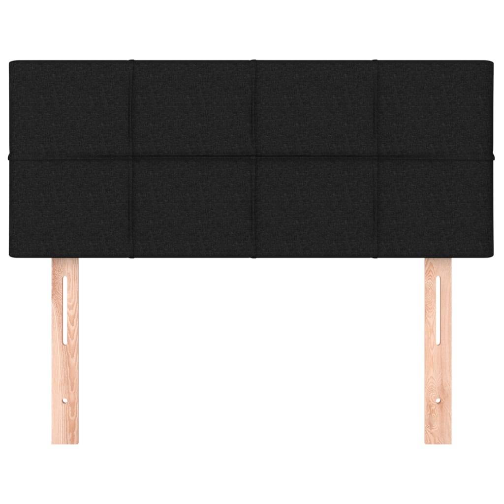 vidaXL Kopfteil Schwarz 80x5x78/88 cm Stoff