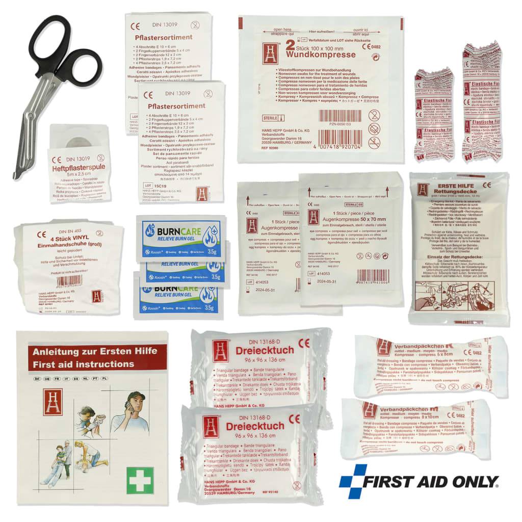 FIRST AID ONLY 50-tlg. Erste-Hilfe-Set Etui Blau