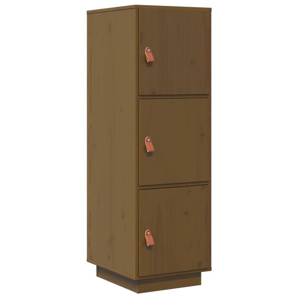vidaXL Highboard Honigbraun 34x40x108,5 cm Massivholz Kiefer