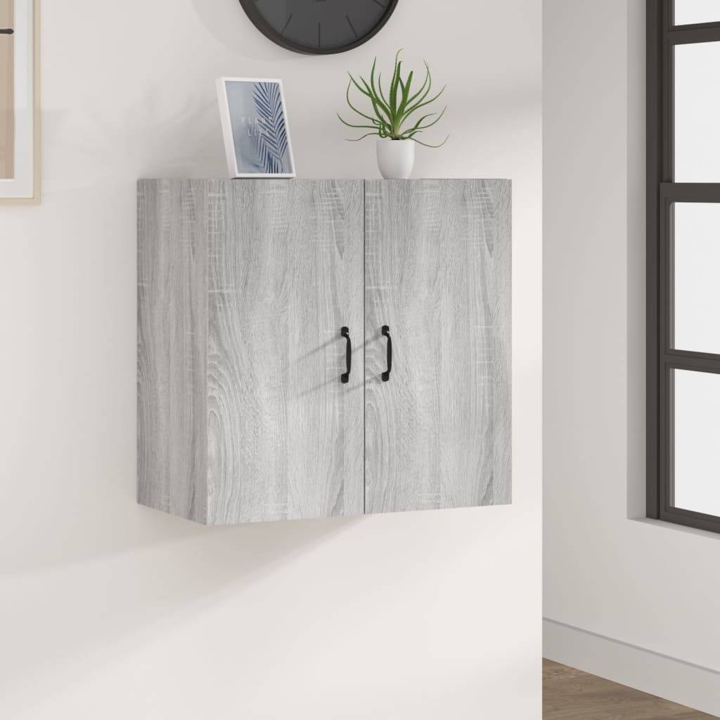 vidaXL Wandschrank Grau Sonoma 60x31x60 cm Holzwerkstoff