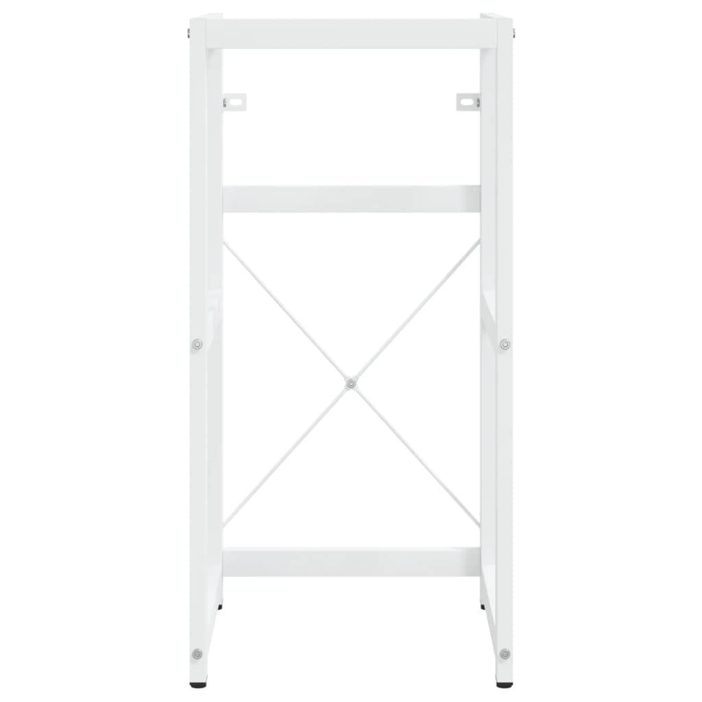 vidaXL Badezimmer Waschtischgestell Weiß 40x38x83 cm Eisen
