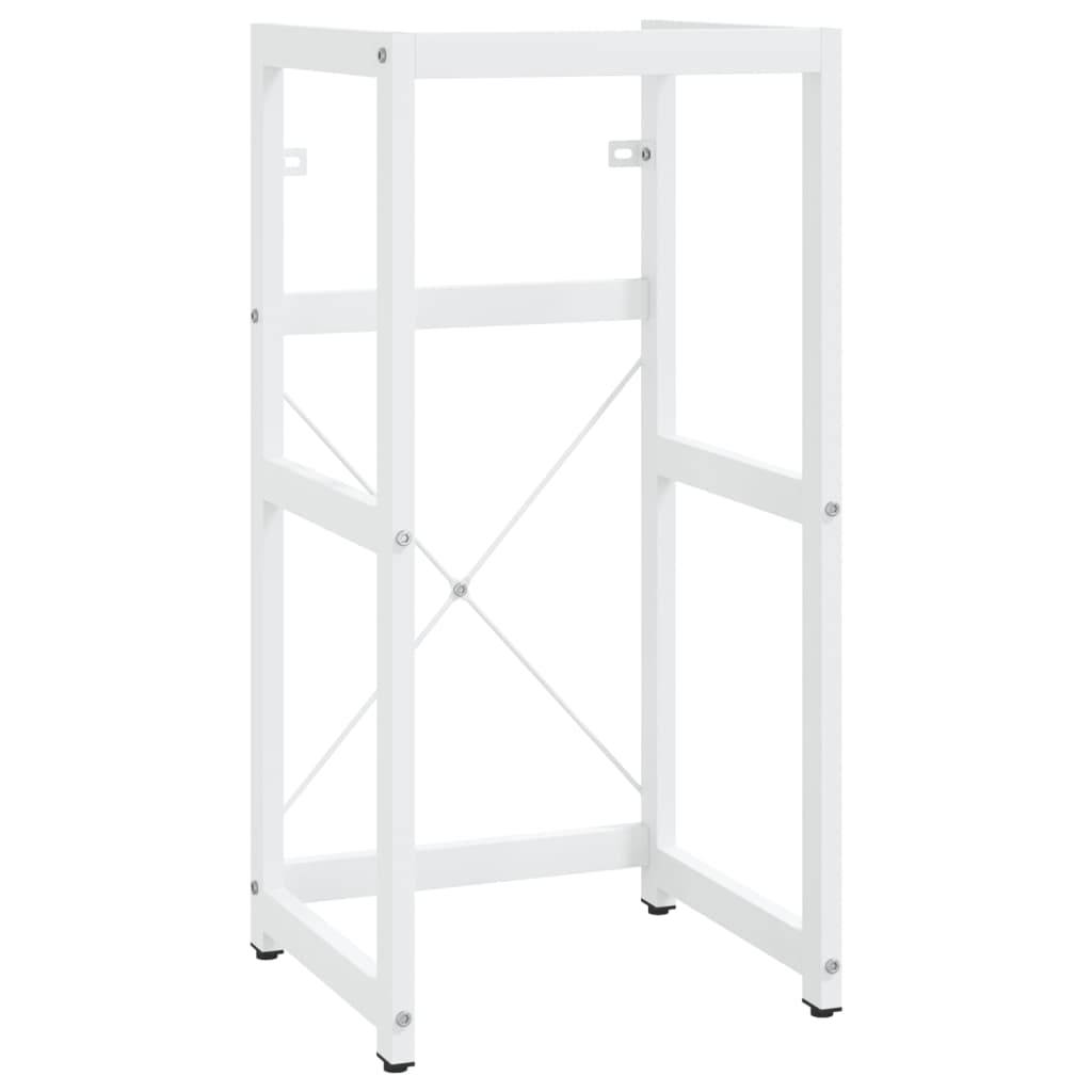 vidaXL Badezimmer Waschtischgestell Weiß 40x38x83 cm Eisen