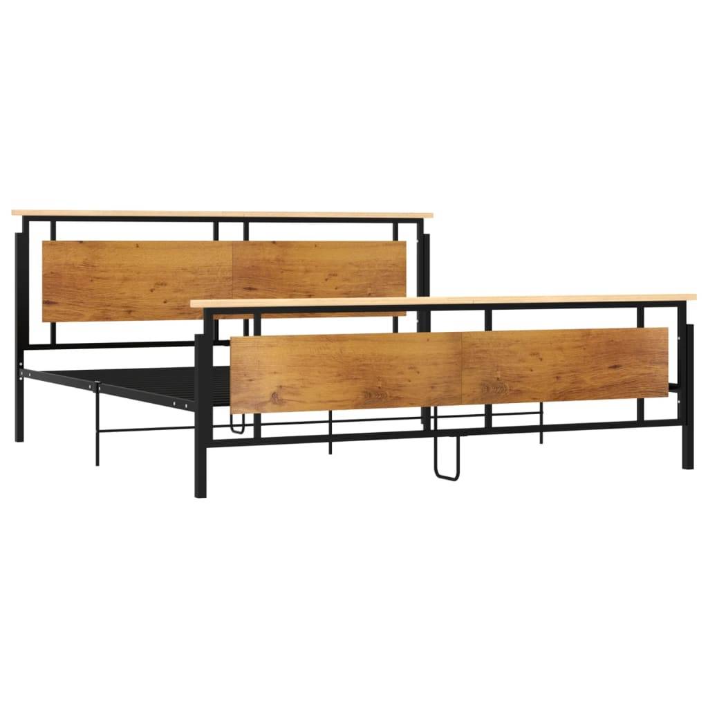 vidaXL Bett Metall 200x200 cm