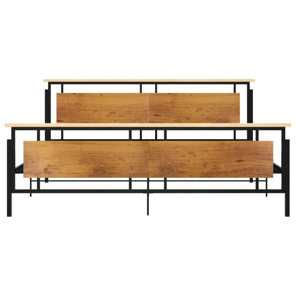 vidaXL Bett Metall 200x200 cm