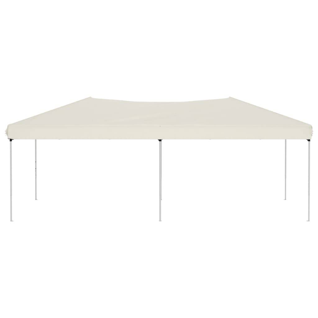 vidaXL Partyzelt Faltbar Creme 3x6 m