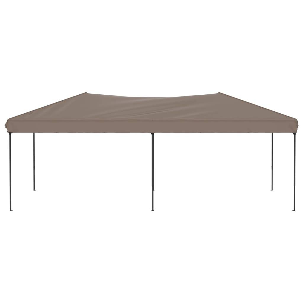vidaXL Partyzelt Faltbar Taupe 3x6 m