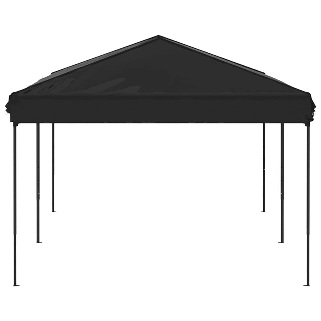 vidaXL Partyzelt Faltbar Schwarz 3x6 m