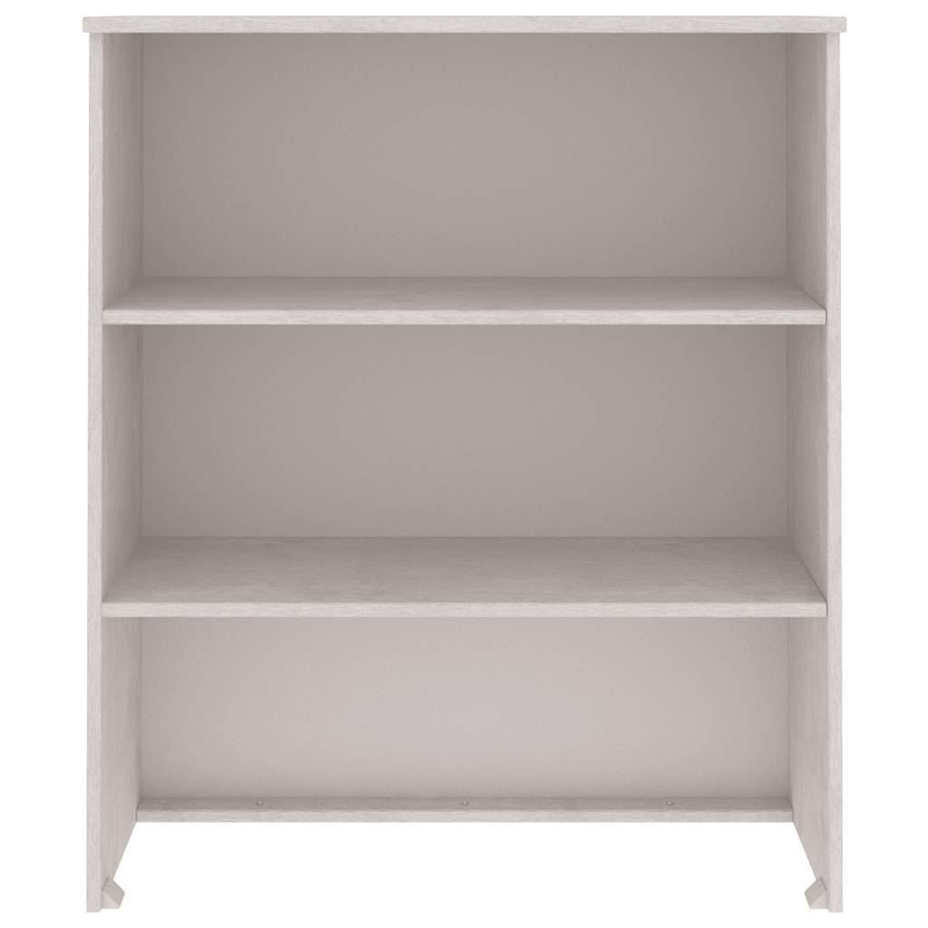 vidaXL Highboard-Oberteil HAMAR Weiß 85x35x100 cm Massivholz