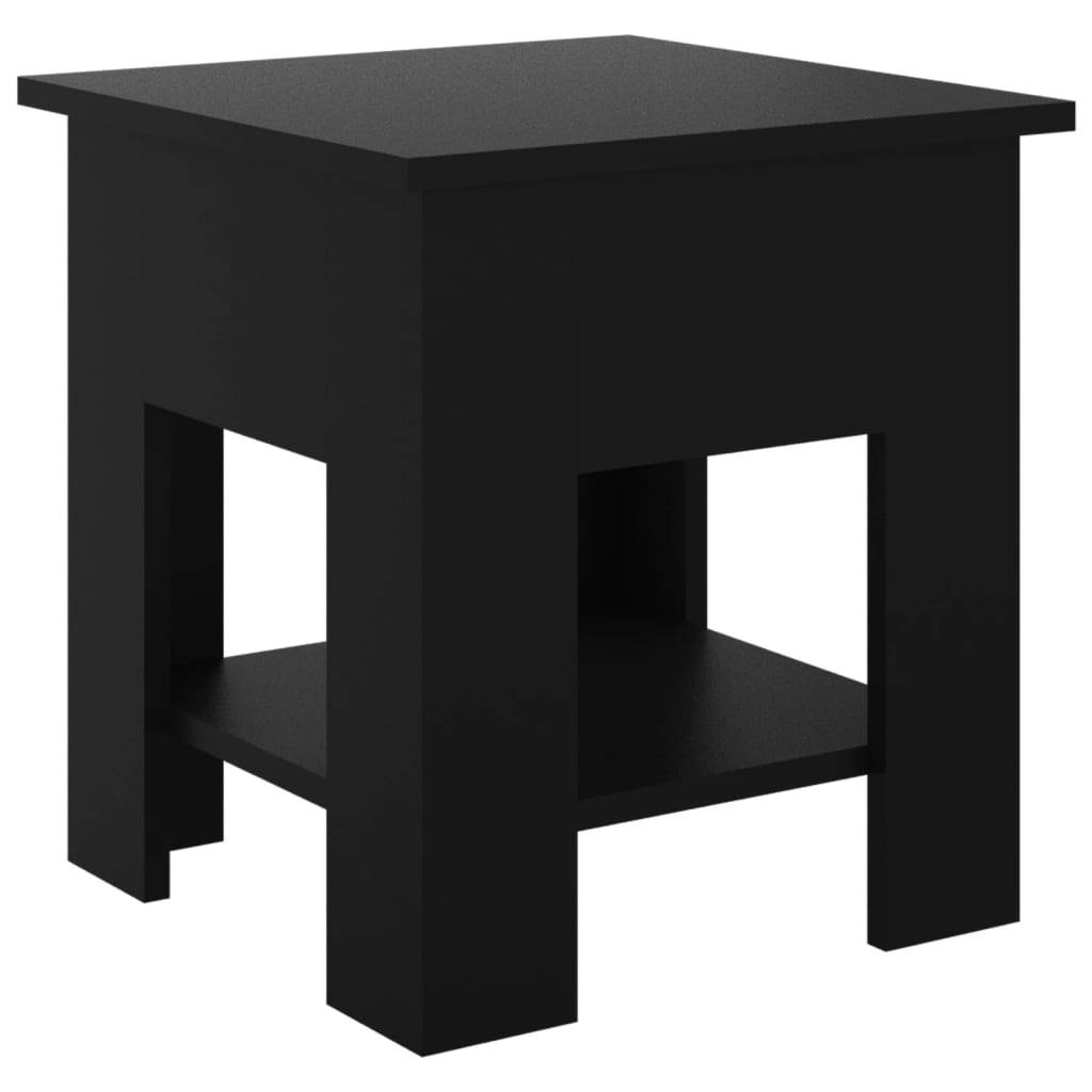 vidaXL Couchtisch Schwarz 40x40x42 cm Holzwerkstoff