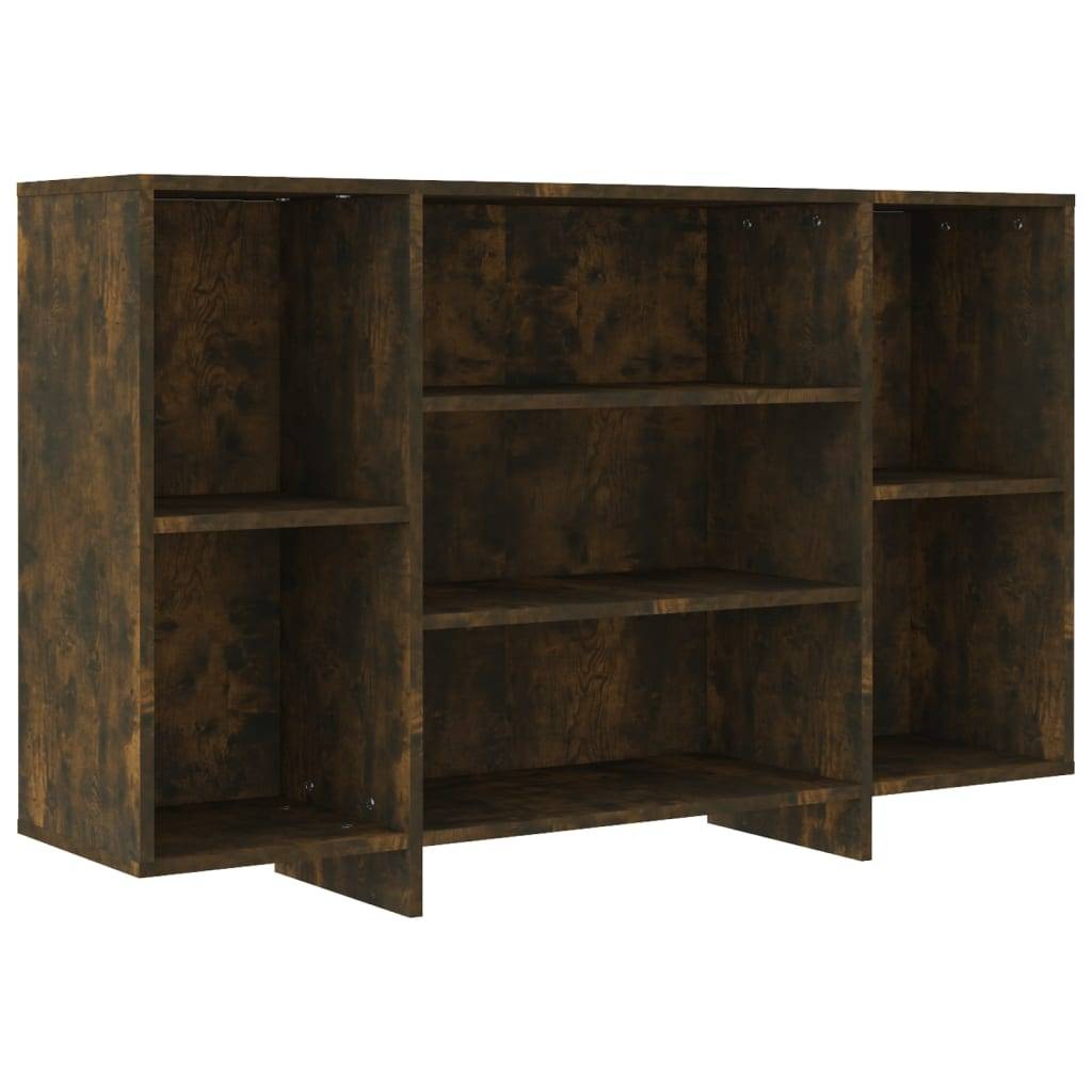 vidaXL Sideboard Räuchereiche 120x30x75 cm Holzwerkstoff