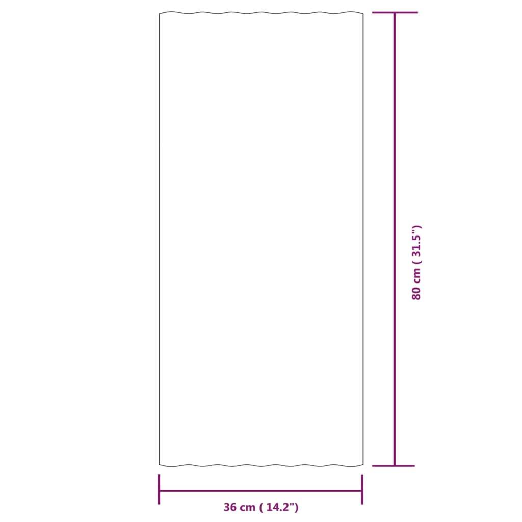 vidaXL Dachpaneele 36 Stk. Pulverbeschichteter Stahl Grün 80x36 cm