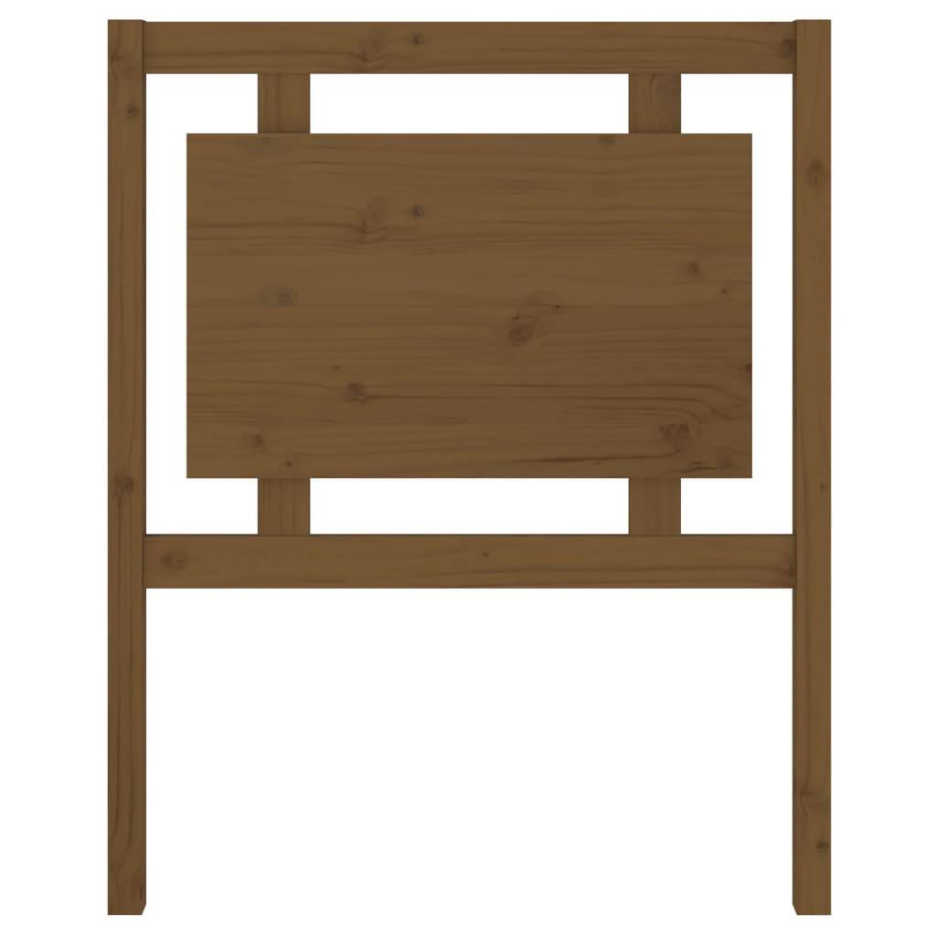 vidaXL Kopfteil Honigbraun 80,5x4x100 cm Massivholz Kiefer