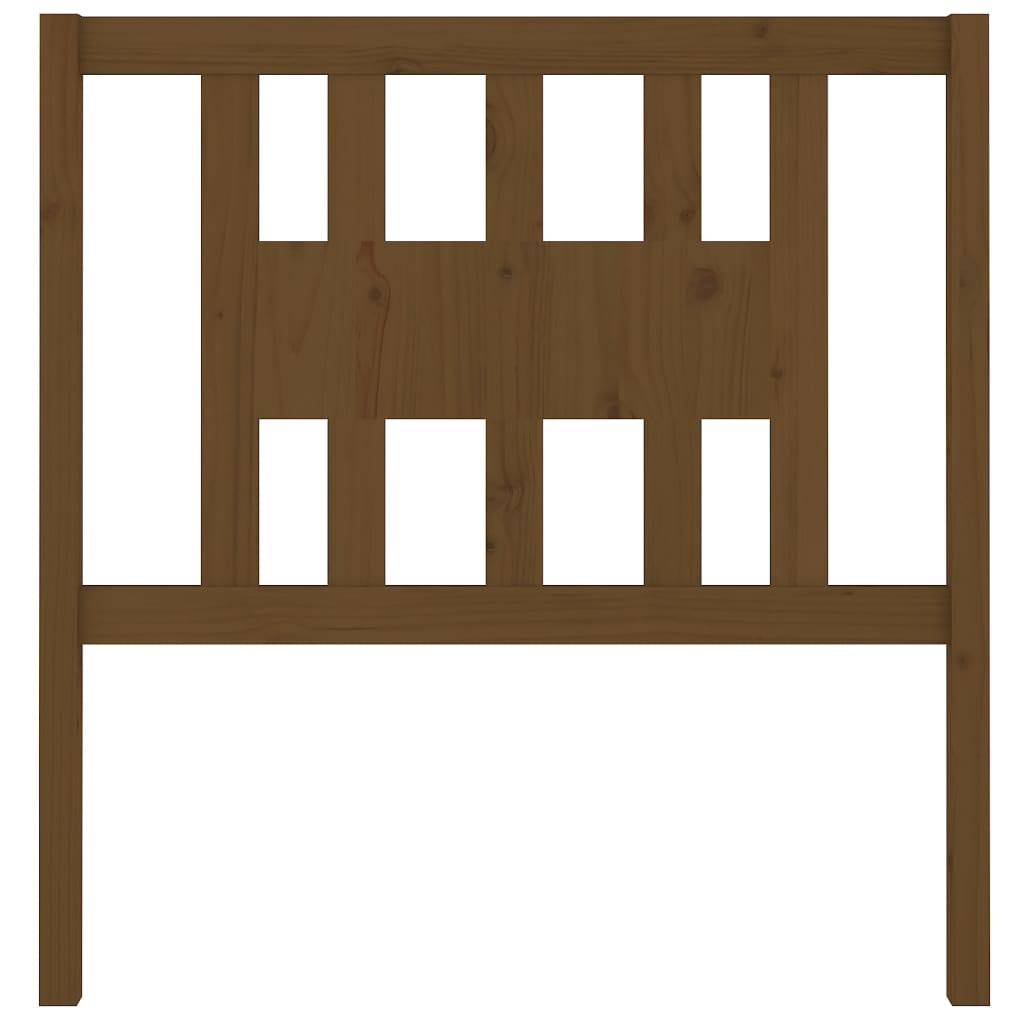 vidaXL Kopfteil Honigbraun 106x4x100 cm Massivholz Kiefer