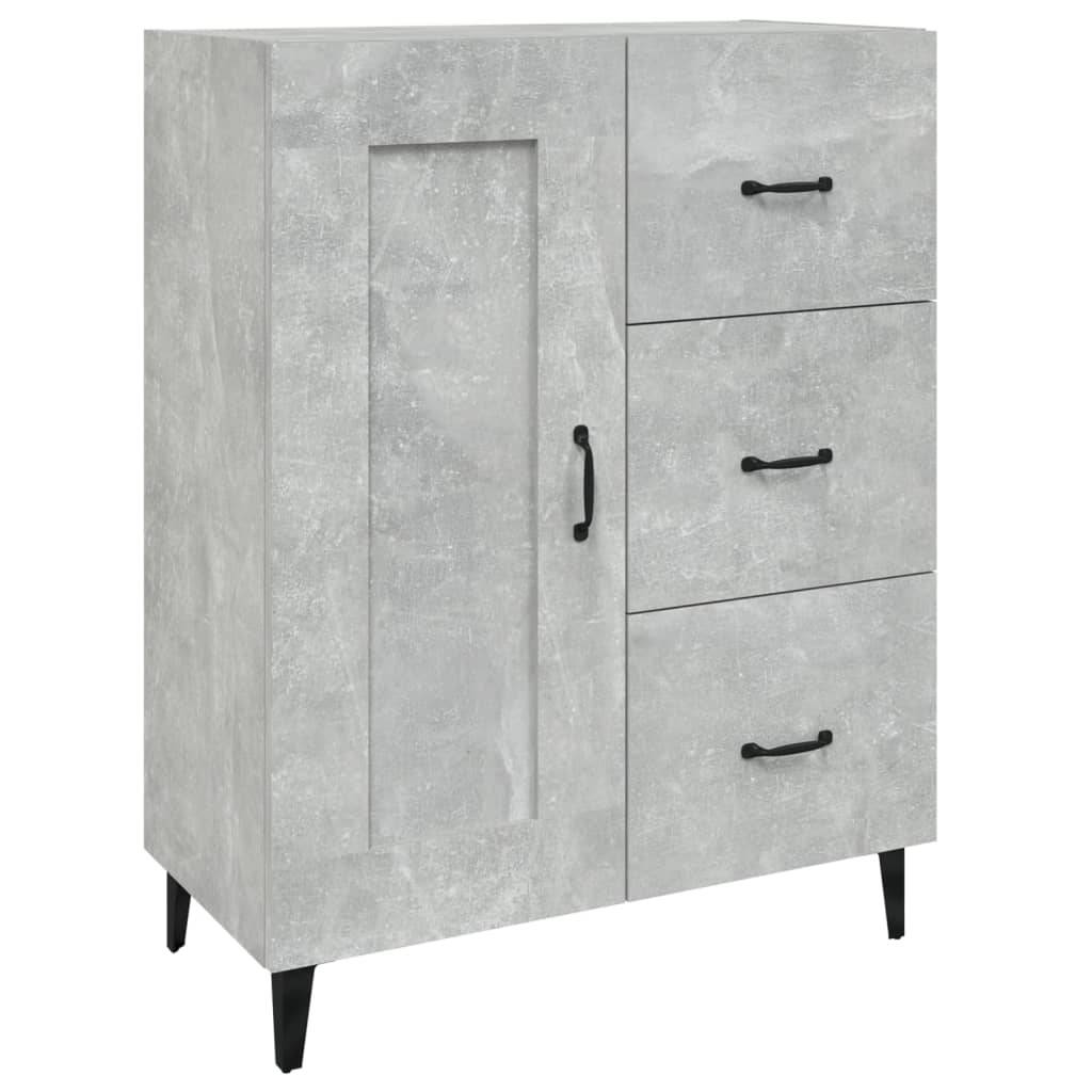 vidaXL Sideboard Betongrau 69,5x34x90 cm Holzwerkstoff