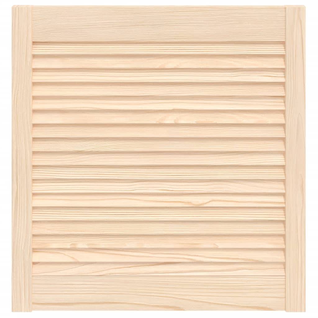vidaXL Schranktür Lamellen-Design 61,5x59,4 cm Massivholz Kiefer