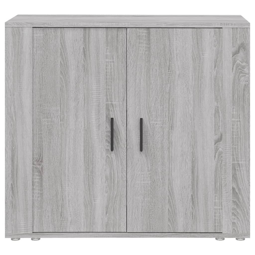 vidaXL Sideboard Grau Sonoma 80x33x70 cm Holzwerkstoff