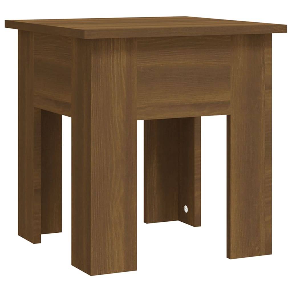 vidaXL Couchtisch Braun Eichen-Optik 40x40x42 cm Holzwerkstoff