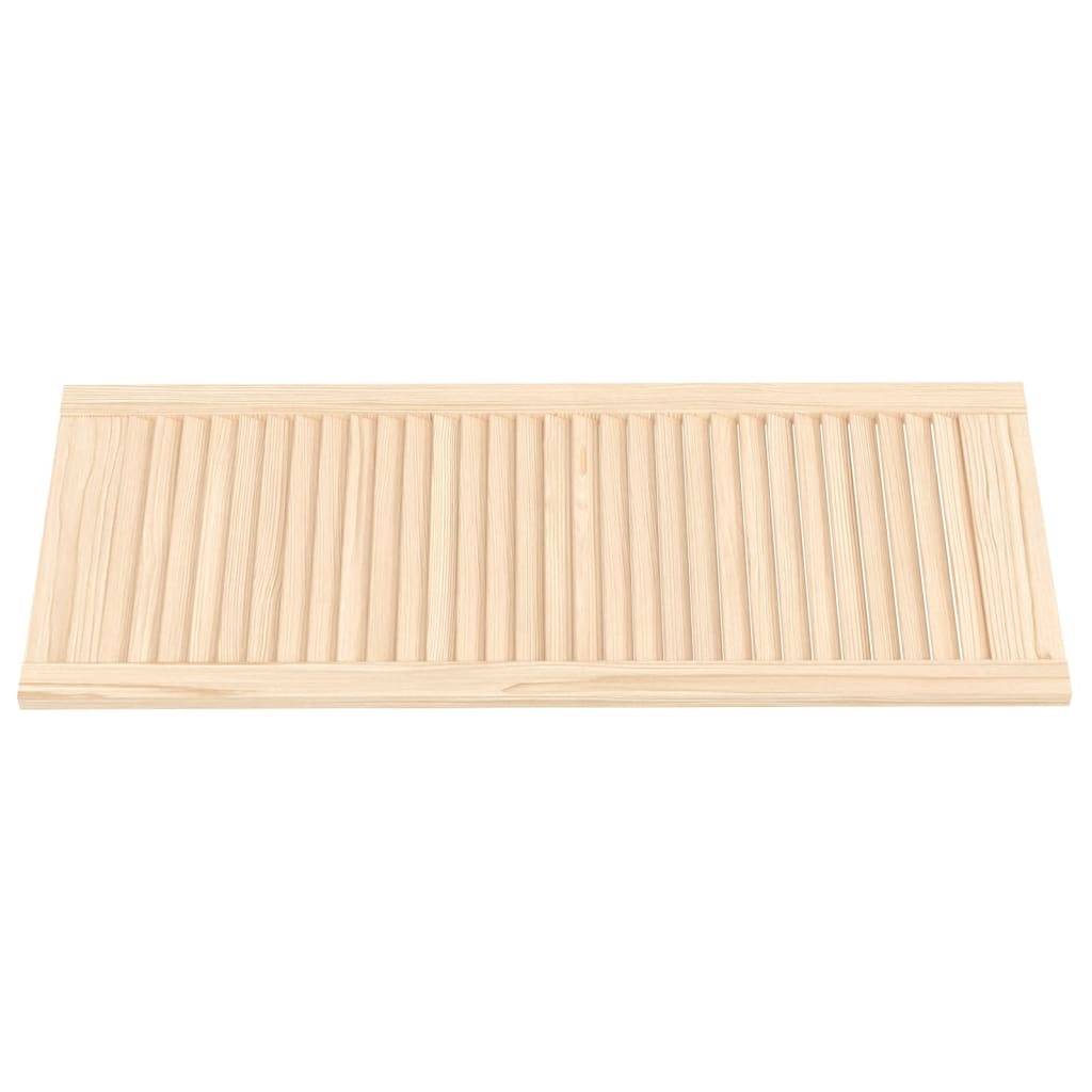 vidaXL Schranktüren Lamellen-Design 4 Stk. 99,3x39,4 cm Massivholz
