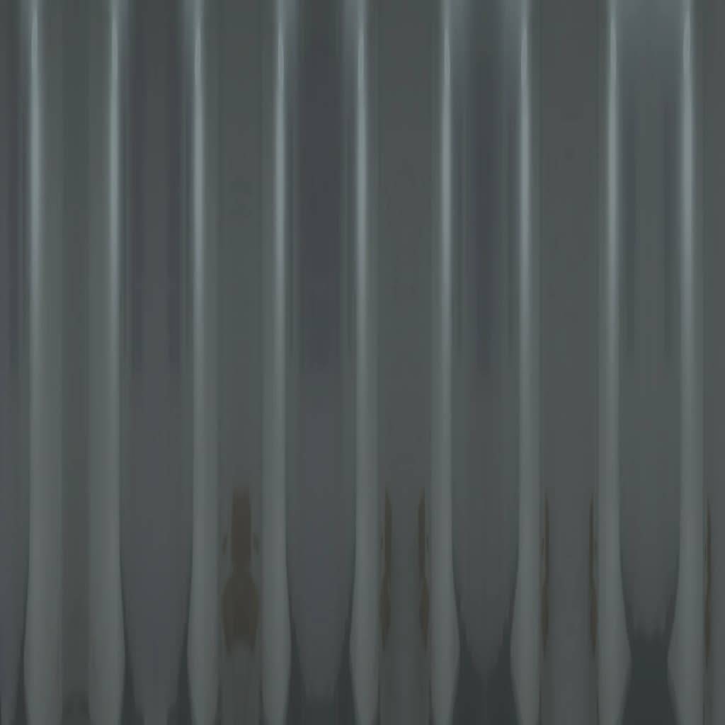 vidaXL Dachpaneele 12 Stk Pulverbeschichteter Stahl Anthrazit 80x36 cm