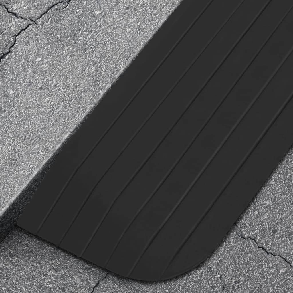 vidaXL Schwellenrampen 2 Stk. 110x21x2,5 cm Gummi