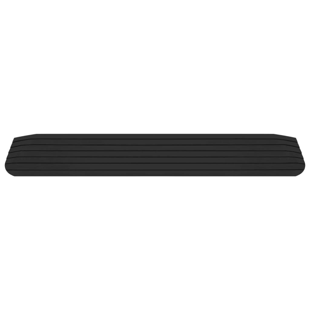 vidaXL Schwellenrampen 2 Stk. 110x21x2,5 cm Gummi