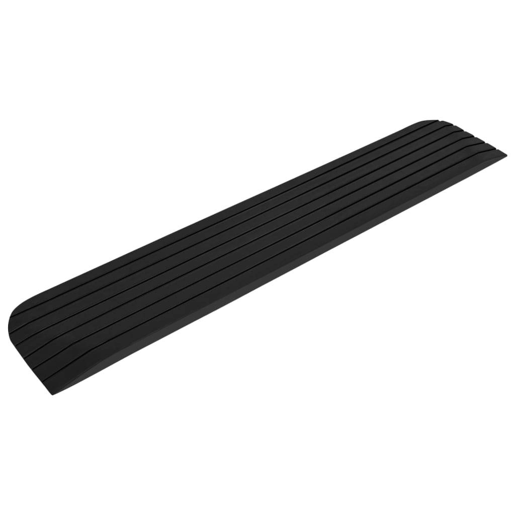 vidaXL Schwellenrampen 2 Stk. 110x21x2,5 cm Gummi