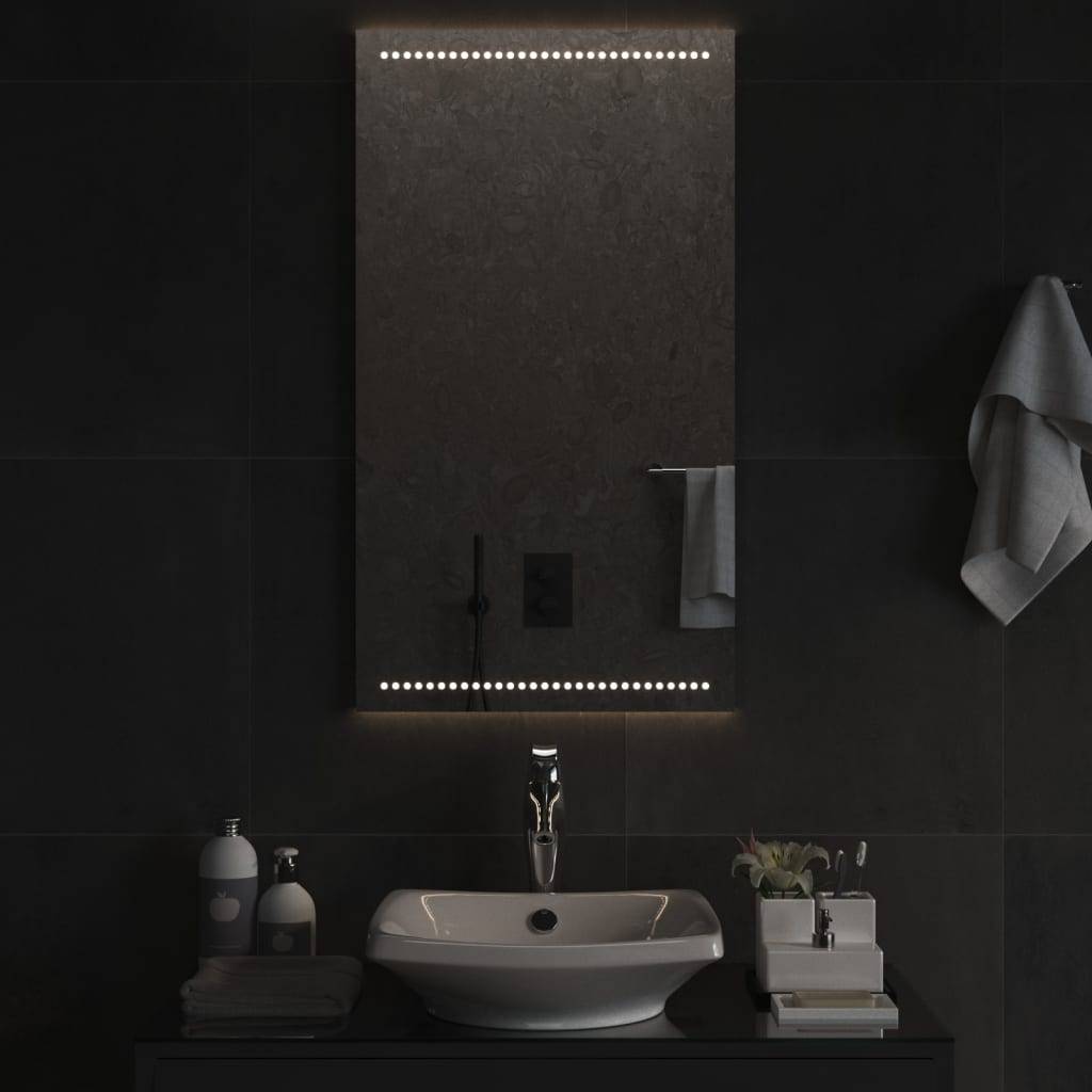 vidaXL LED-Badspiegel 50x90 cm