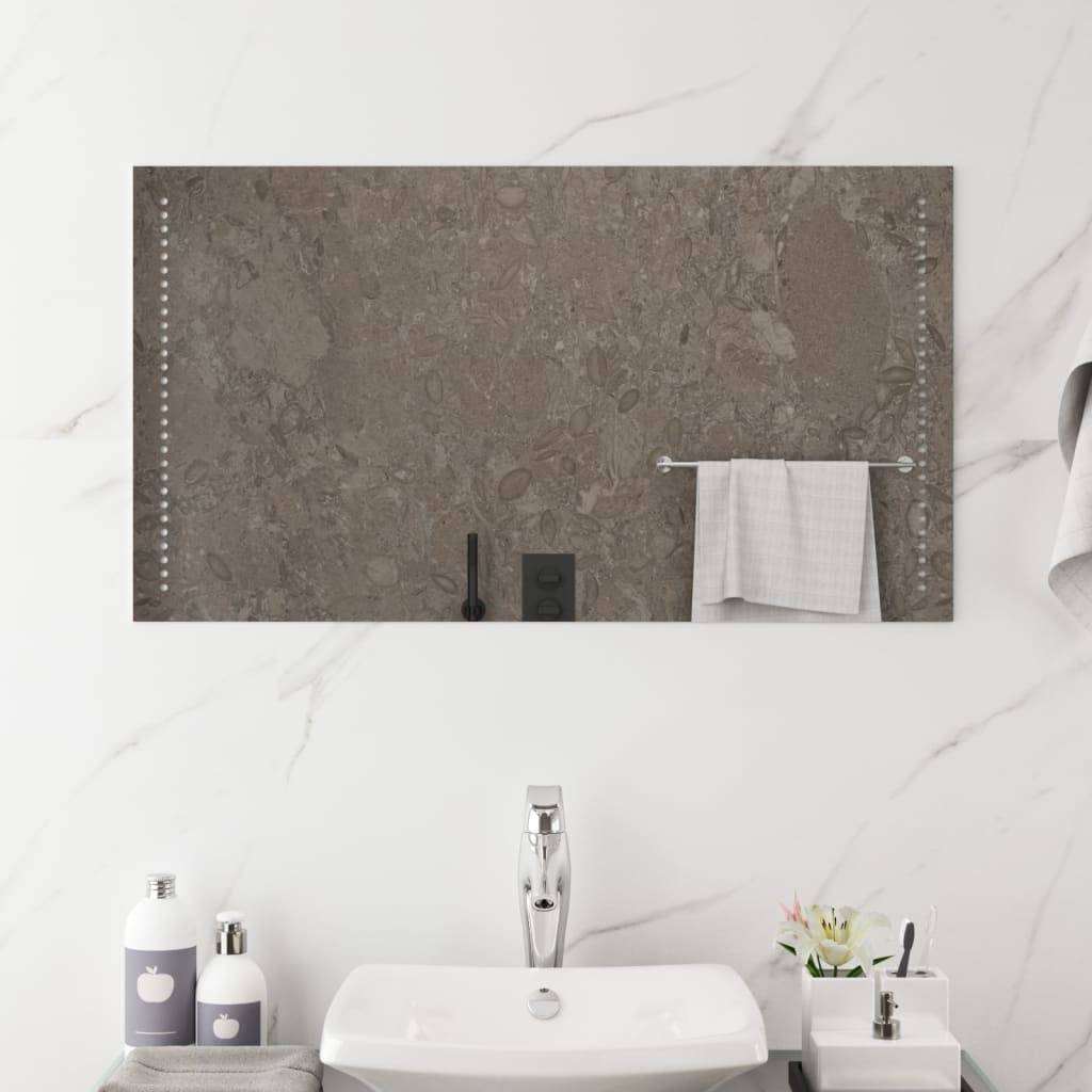 vidaXL LED-Badspiegel 50x90 cm