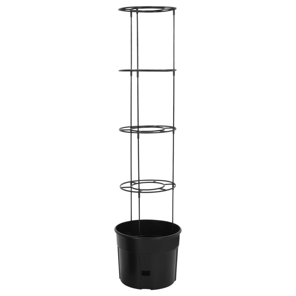 vidaXL Tomatentopf Anthrazit Ø39x150 cm Polypropylen