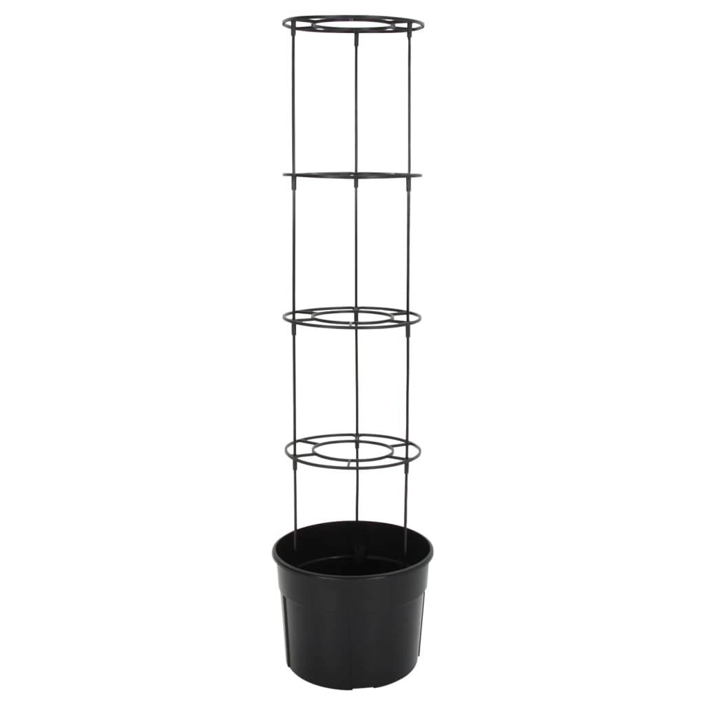 vidaXL Tomatentopf Anthrazit Ø39x150 cm Polypropylen