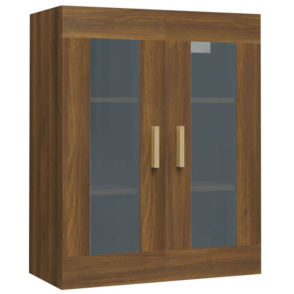 vidaXL Hängeschrank Braun Eichen-Optik 69,5x34x90 cm