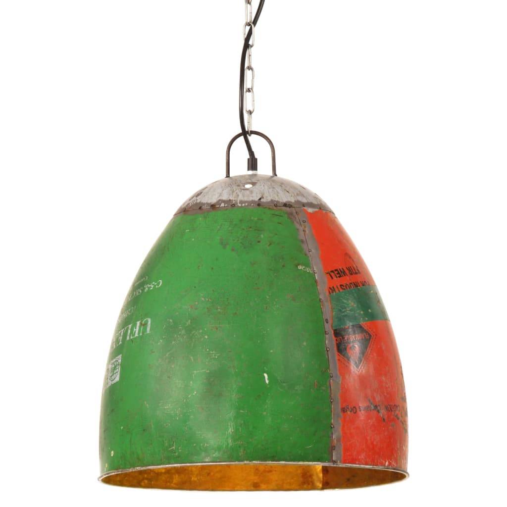 vidaXL Hängelampe Industrie-Stil 25 W Mehrfarbig Rund 42 cm E27
