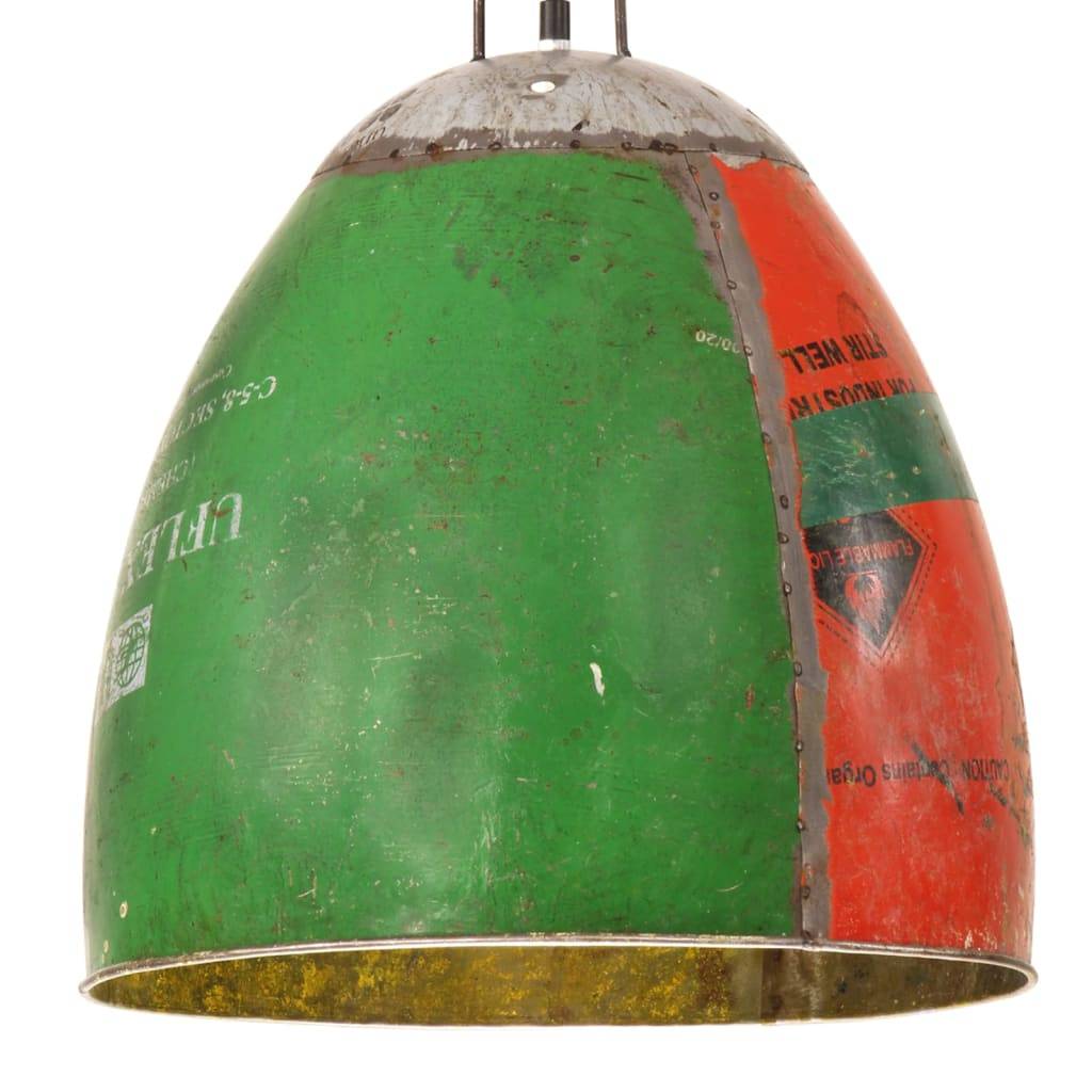vidaXL Hängelampe Industrie-Stil 25 W Mehrfarbig Rund 42 cm E27