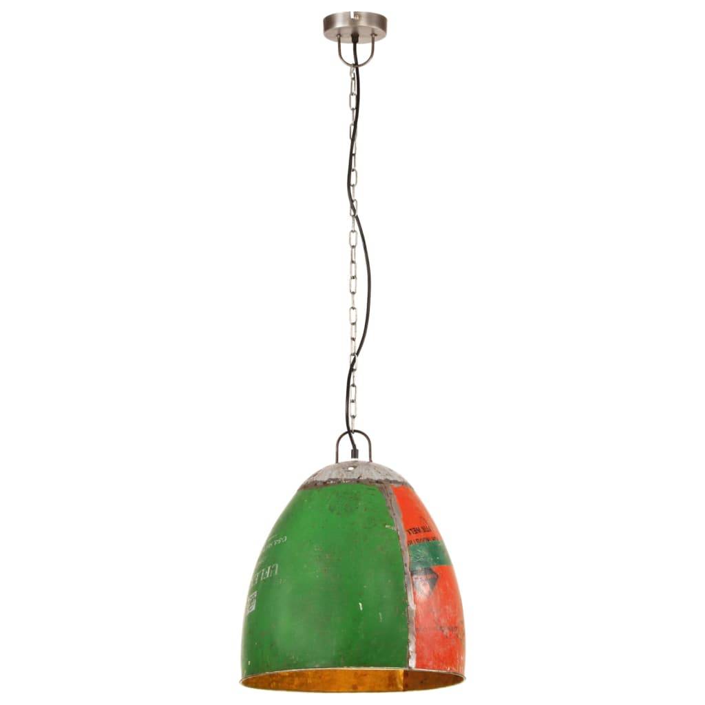 vidaXL Hängelampe Industrie-Stil 25 W Mehrfarbig Rund 42 cm E27