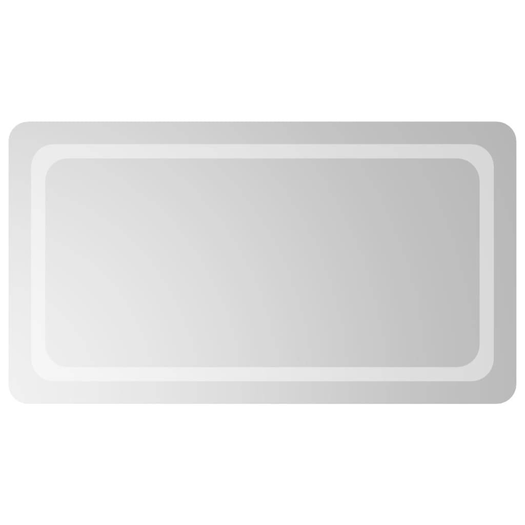 vidaXL LED-Badspiegel 50x90 cm