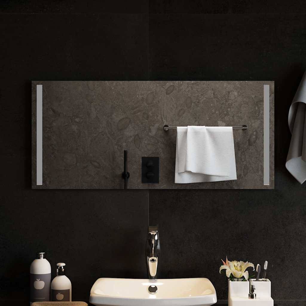 vidaXL LED-Badspiegel 90x40 cm
